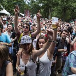 !!! (photo: Pierre Bourgault, Osheaga)