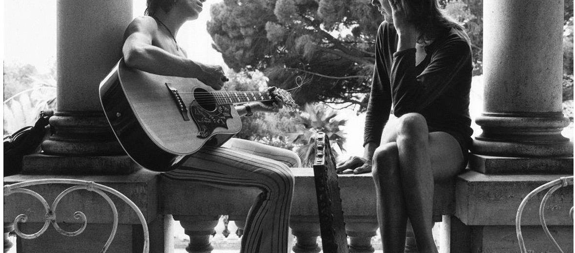 gram-parsons - keith-richards- villa nellcôte Copyright Dominique Tarle
