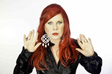 The B-52’s KATE PIERSON has made her arrival