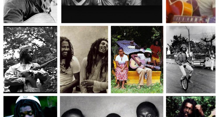bob marley collage