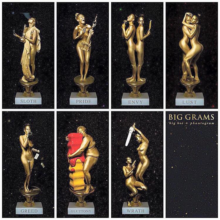 big grams nude statues