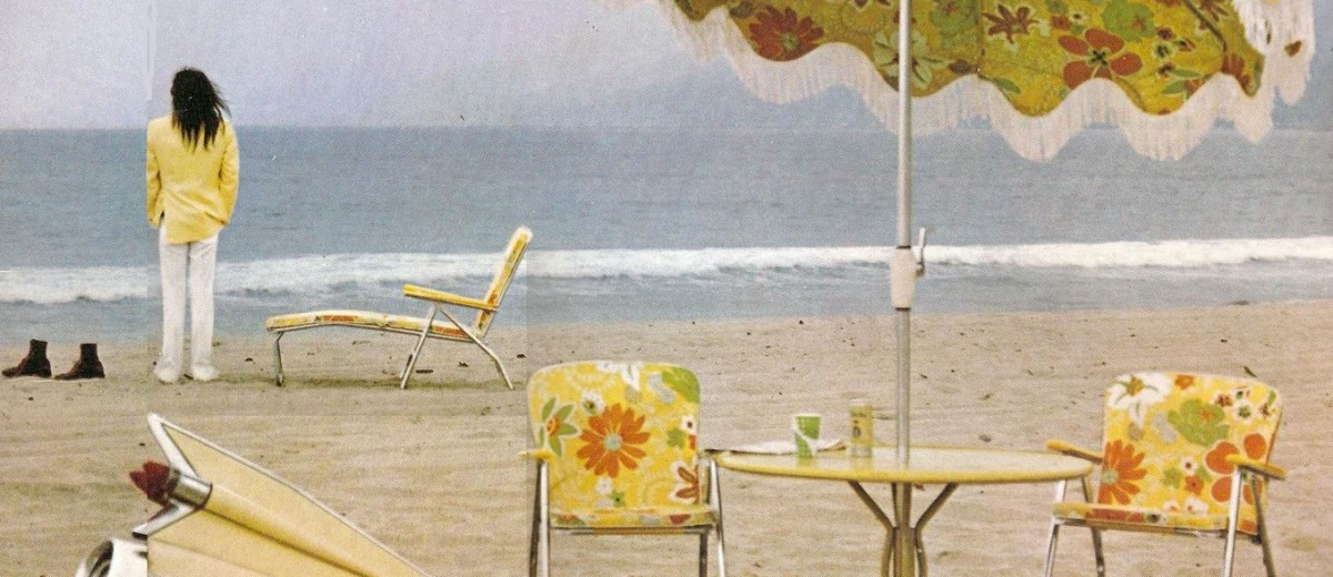 neil young on the beach cover