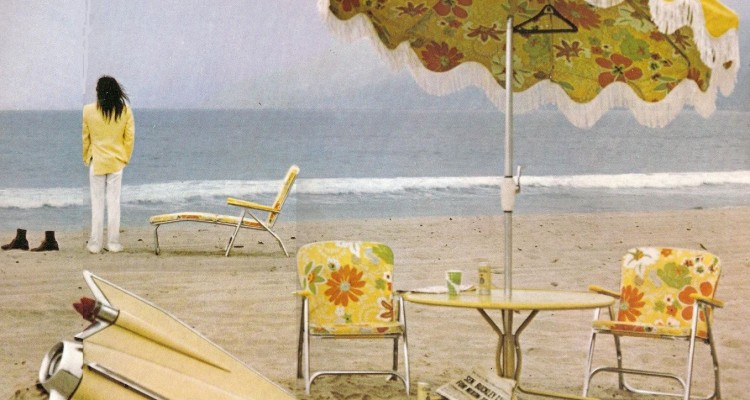 neil young on the beach cover