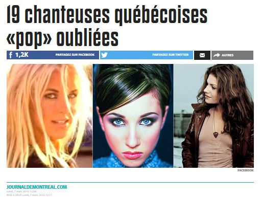 19 chanteuses oubliees