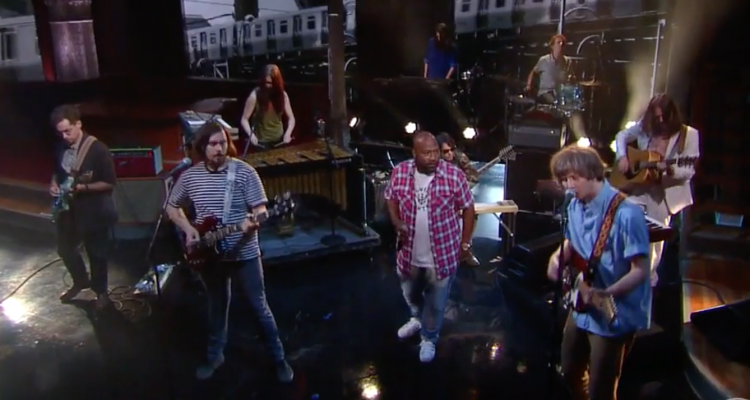 parquet-courts-bun-b-captive-of-the-sun-late-show-with-stephen-colbert-video-watch