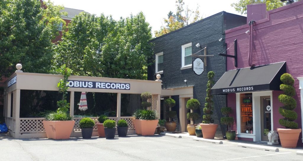 mobius records outside